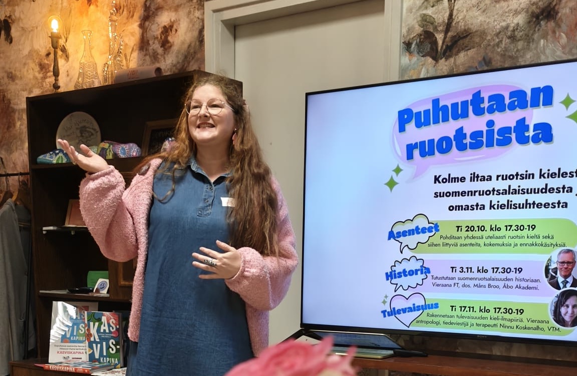 Featured image for “Ensimmäinen Puhutaan ruotsista -ilta”